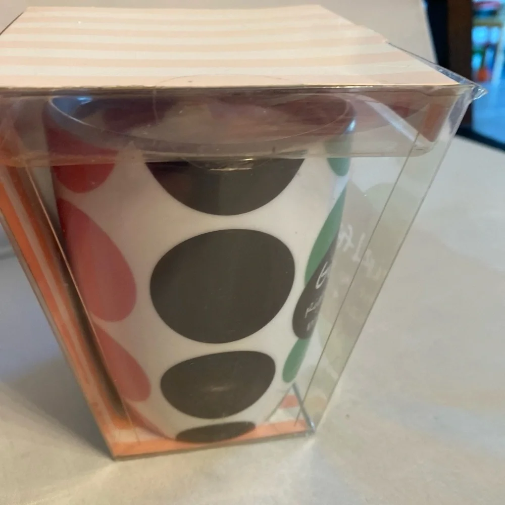 Pier 1 Imports Polka Dot Mug